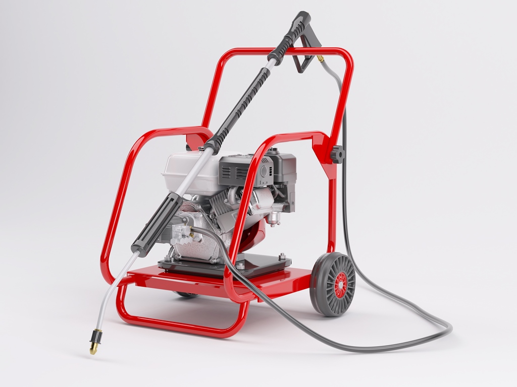 cara memasang high pressure cleaner